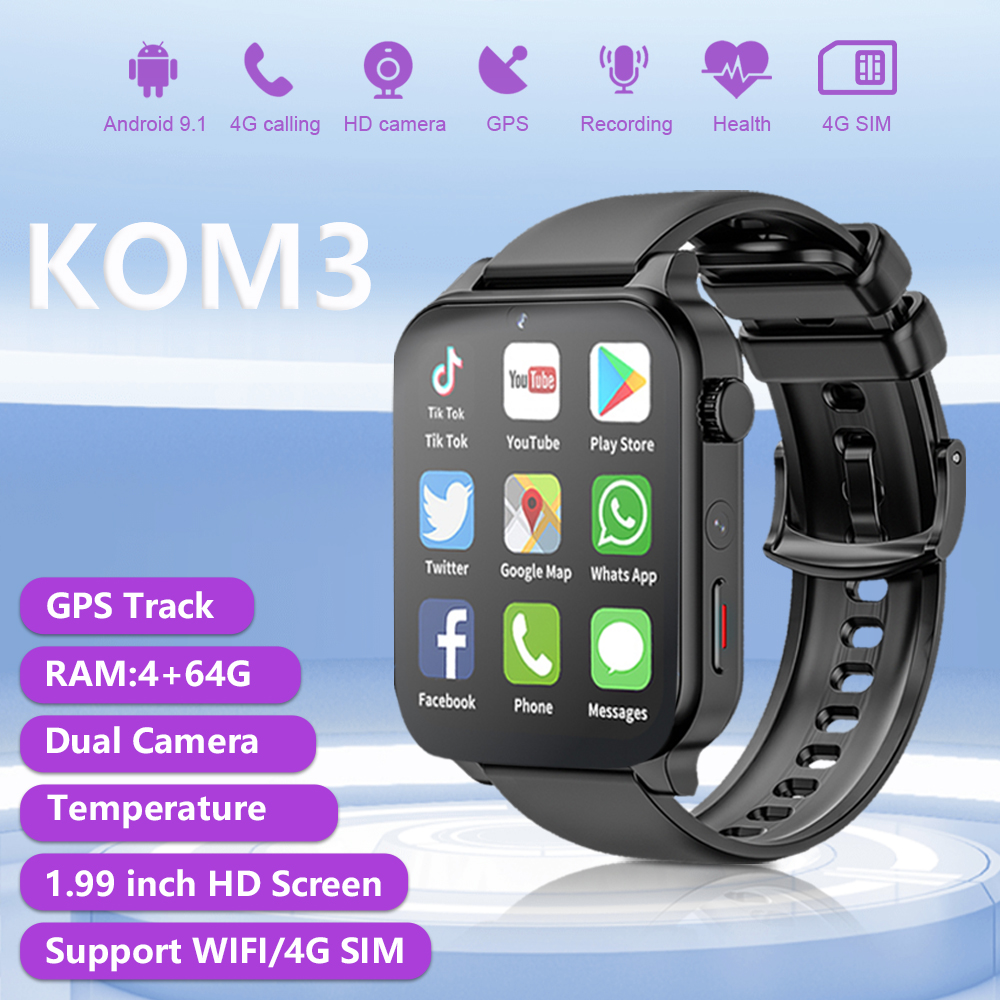 XUESEVEN KOM3 4G LTE Smart Wat – Smartwatch Instagram recenzja i cena