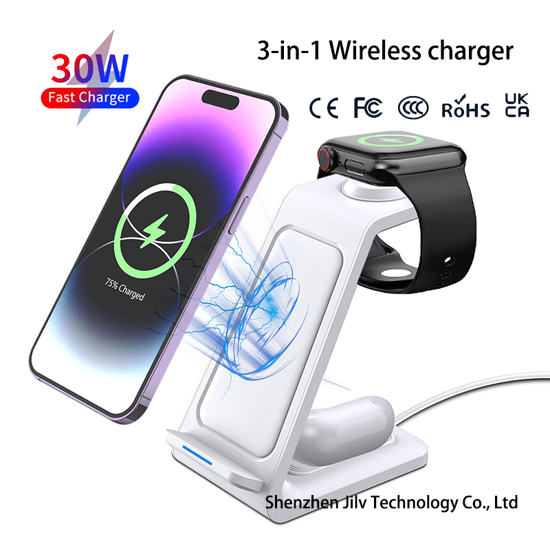 15W 3 in 1 Wireless Charger St – Watch Charger Cable recenzja i cena