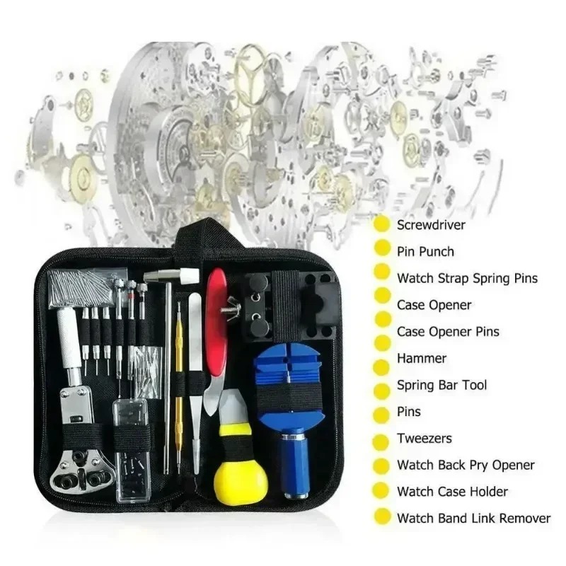 147Pcs Watchmaker Repair Tool  – Tool Kit Strap Change recenzja i cena