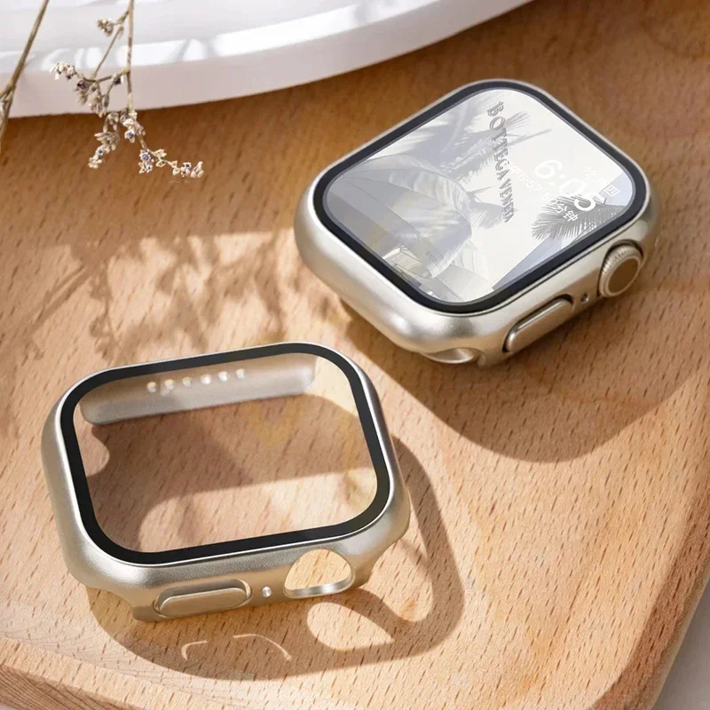 Tempered Glass+Cover For Apple – Smartwatch Band Accessories recenzja i cena